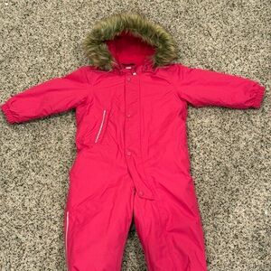 Pink Toddler Waterproof Snowsuit 2T (by Reima)
